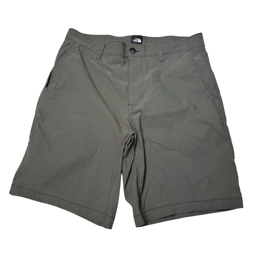 The North Face Men's Rolling‎ Sun Packable Shorts Grey Green Size 30X9